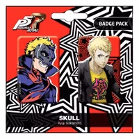 Persona 5 Royal Pin Badges 2-Pack Skull / Ryui Sakamoto