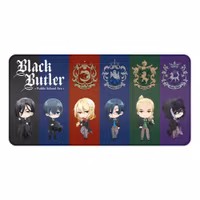 Black Butler XXL Mousepad Chibi & Emblem