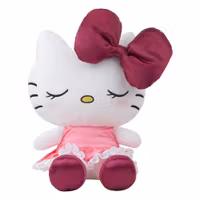 Sanrio  Plush Figure Hello Kitty Red Velvet Dress L 22 cm