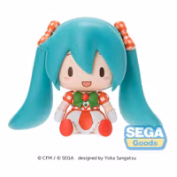 Character Vocal Series 01: Hatsune Miku Fuwa Petit Chibi Figure Hatsune Miku x Love and Berry Dress Up and Dance! Lovely Strawberry 8 cm