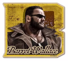 Final Fantasy VII Remake Character Sticker Barret Wallace