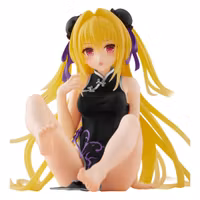 To Love-Ru Darkness PVC Statue Desktop Cute Figure Golden Darkness  (China Dress Ver.) Renewal 13 cm
