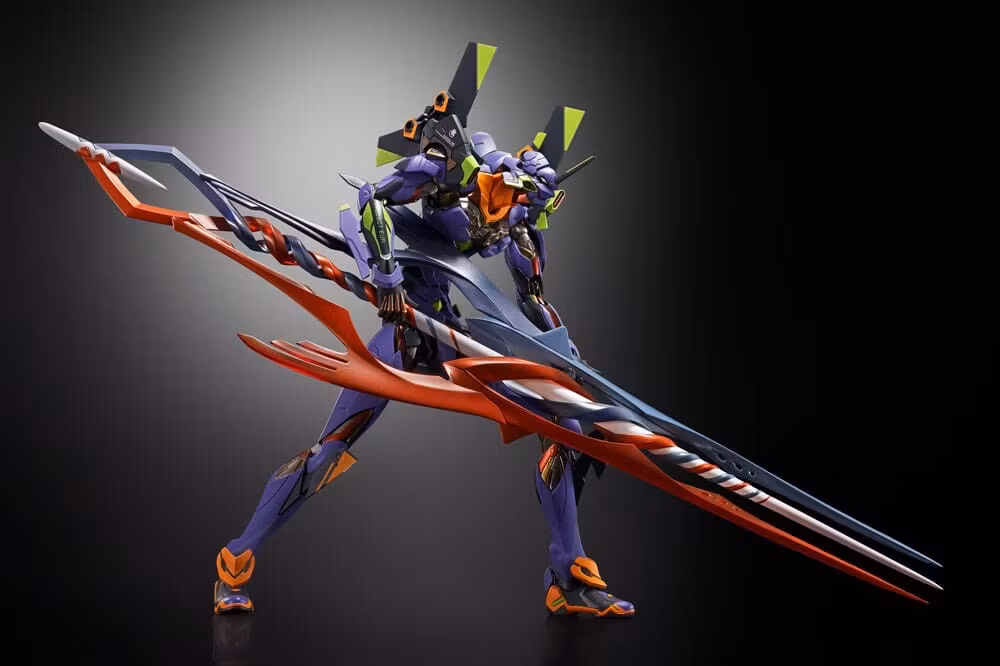 Neon Genesis Evangelion Metal Build Action Figure Eva Test Type-01 30th with the Spear of Gaius 22 cm