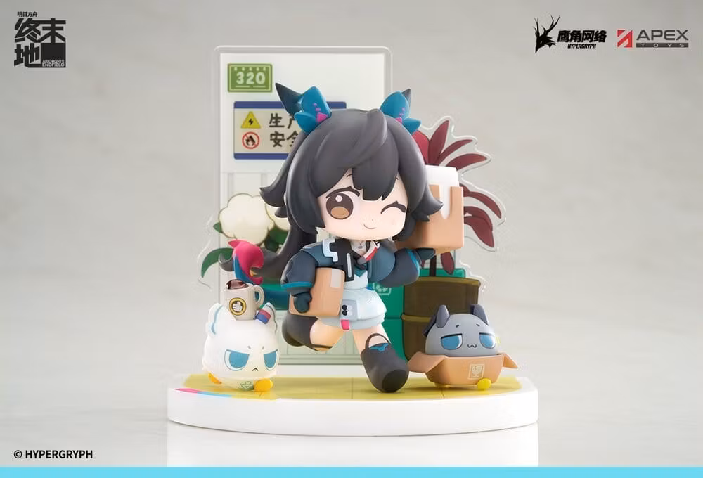 Arknights Cuties Series PVC Figure Endfield Chen Qianyu 12 cm