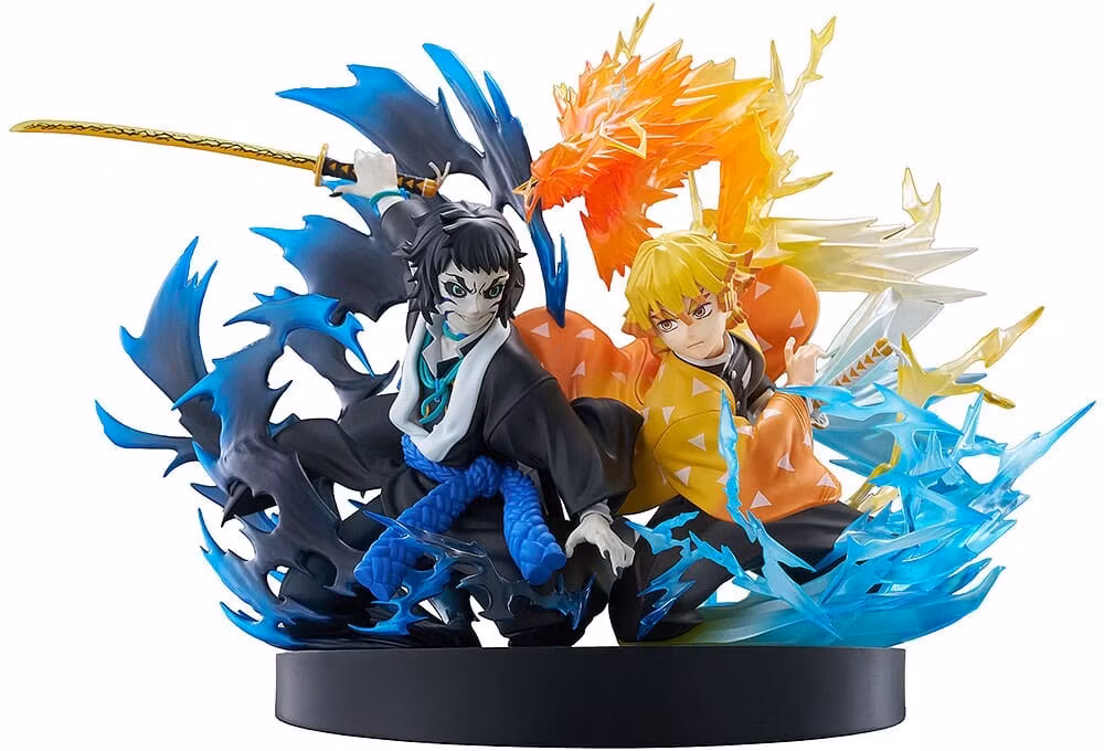 Demon Slayer: Kimetsu no Yaiba PVC Statue Zenitsu Agatsuma & Kaigaku 15 cm  