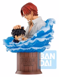 One Piece Ichibansho PVC Figure Shanks & Luffy (Red Hair Pirates) 15 cm