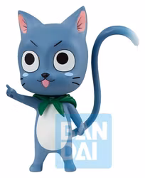 Fairy Tail 20th Anniversary Ichibansho Masterlise PVC Figure Happy 7 cm