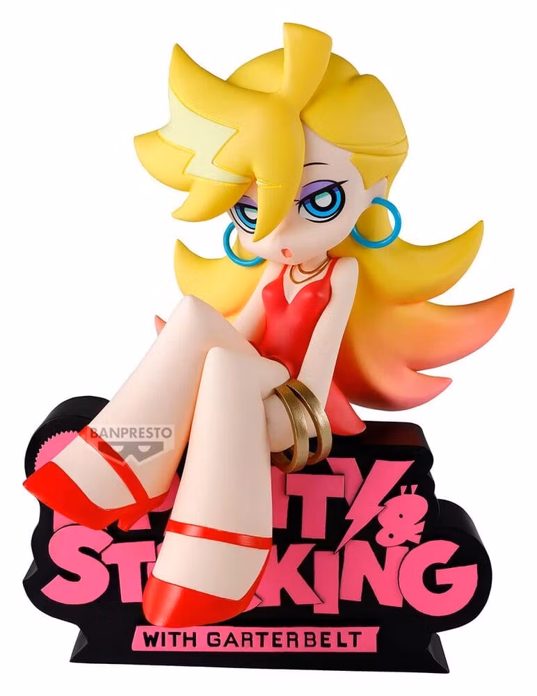 New Panty & Stocking with Garterbelt Monitor Top Figz PVC Figure Panty 12 cm