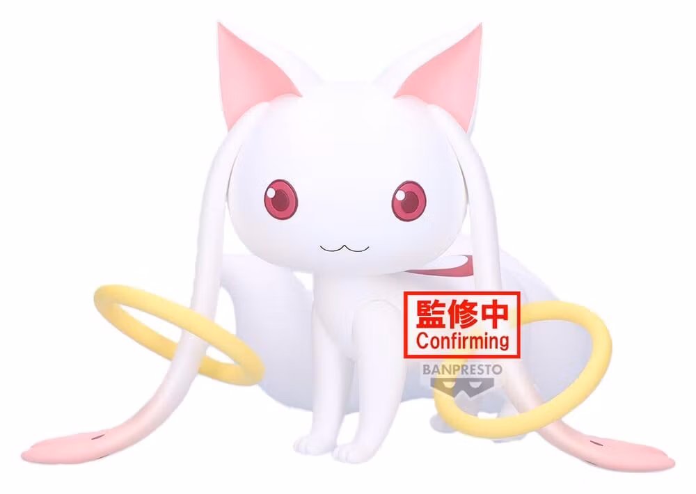 Puella Magi Madoka Magica Rising Fluffy Puffy Big PVC Figure Kyubey 13 cm