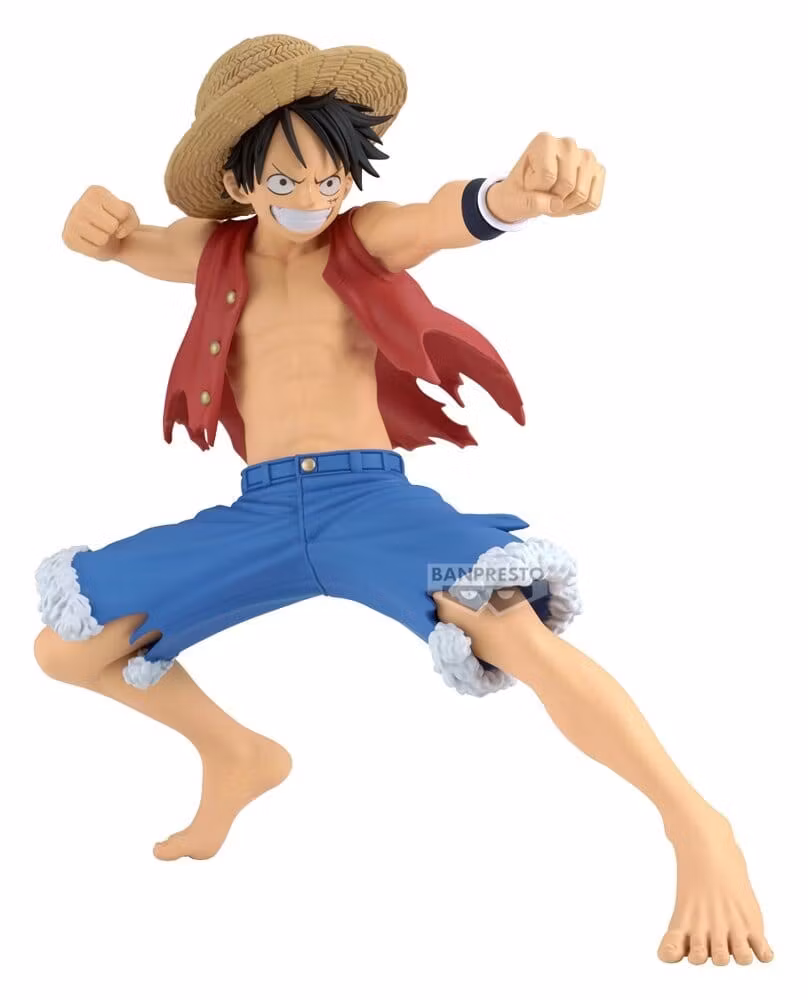 One Piece Cross Posing PVC Figure Monkey D. Luffy 16 cm