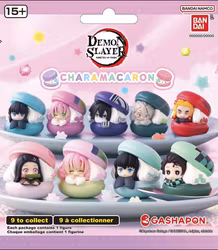 Demon Slayer Gashapon Blind Packs Mini Figures 4 cm Chara Macaron Display (24)