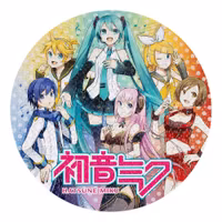 Hatsune Miku Jigsaw Puzzle Round 500 pieces