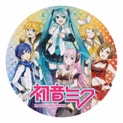 Hatsune Miku Jigsaw Puzzle Round 500 pieces