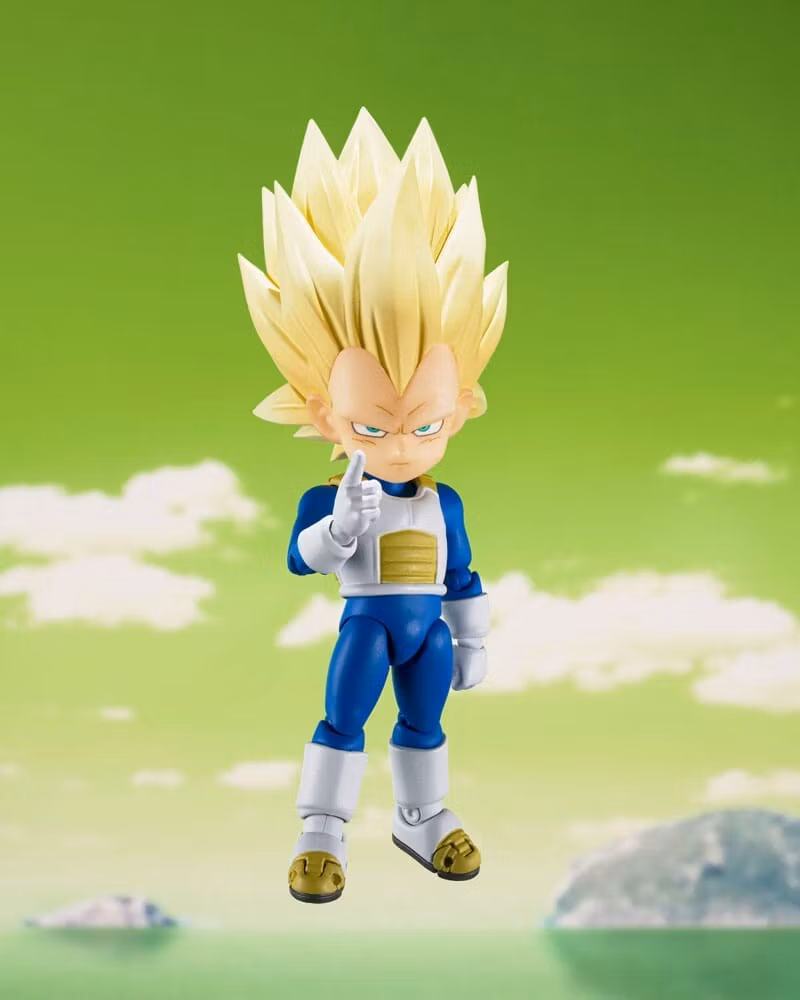Dragon Ball S.H.Figuarts Action Figure Super Saiyan Level 3 Vegeta (mini) Daima 8 cm        