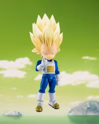 Dragon Ball S.H.Figuarts Action Figure Super Saiyan Level 3 Vegeta (mini) Daima 8 cm