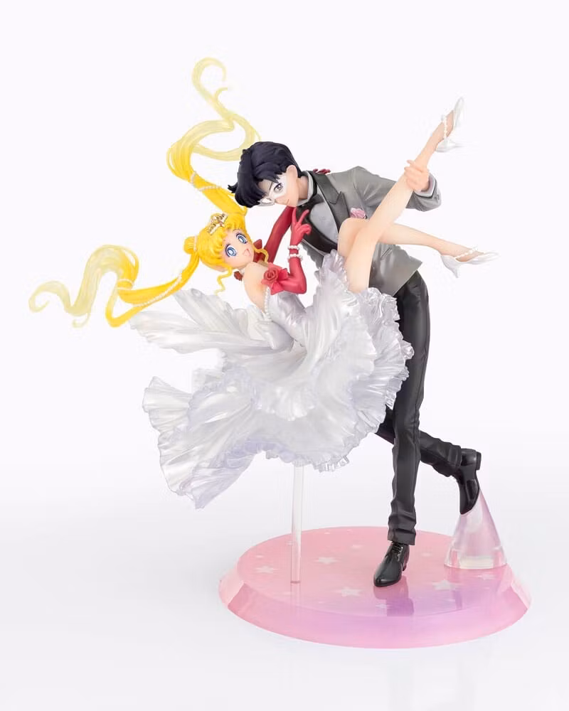 Sailor Moon FiguartsZERO Chouette PVC Statue Usagi & Tuxedo Mask Moonlight Glow Edition 24 cm