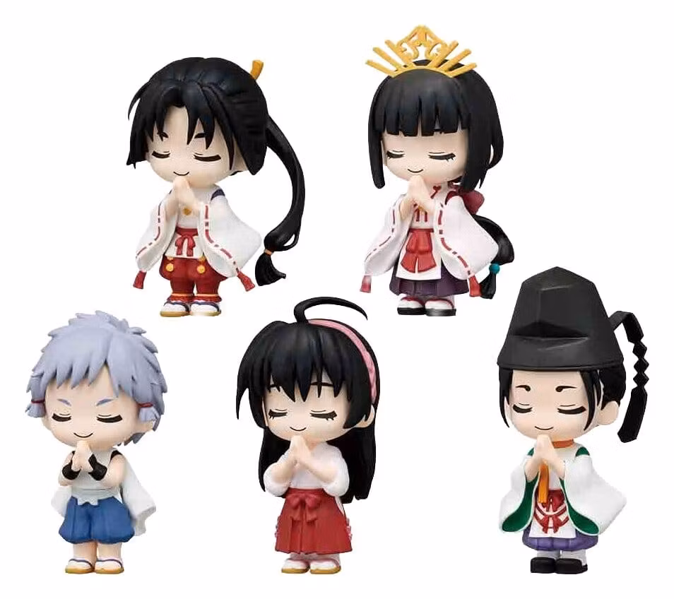 The Elusive Samurai PVC Figure Gassho Display Box (6) 5 cm