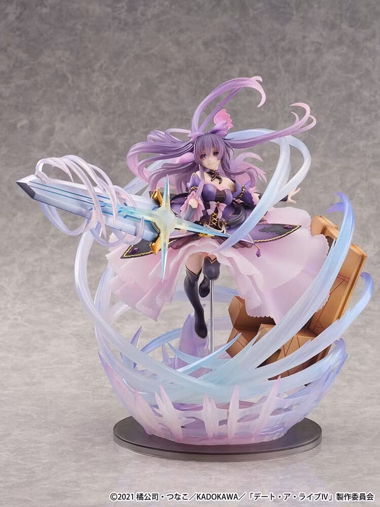 Date A Live IV SHIBUYA SCRAMBLE FIGURE PVC Statue 1/6 Tohka Yatogami Princess Amethyst Dress Ver. 32 cm