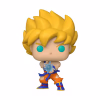 Dragon Ball Z POP! Animation Vinyl Figure SS Goku w/ Kamehameha Wave 9 cm