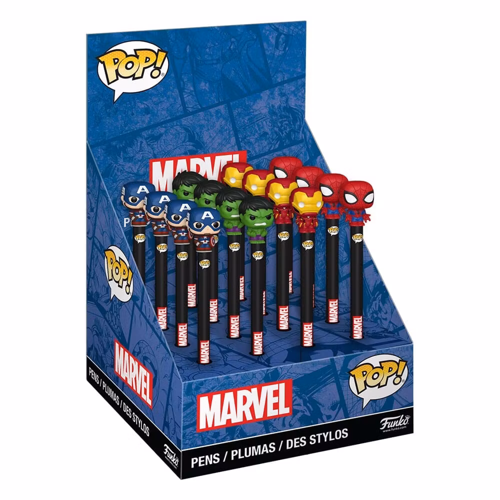 Marvel New Classics POP! Homewares Pens with Toppers Display (16)