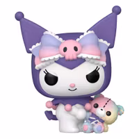 Sanrio POP!&Buddy Animation Vinyl Figures Kuromi w/ Bear 9 cm