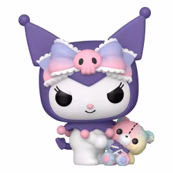 Sanrio POP!&Buddy Animation Vinyl Figures Kuromi w/ Bear 9 cm