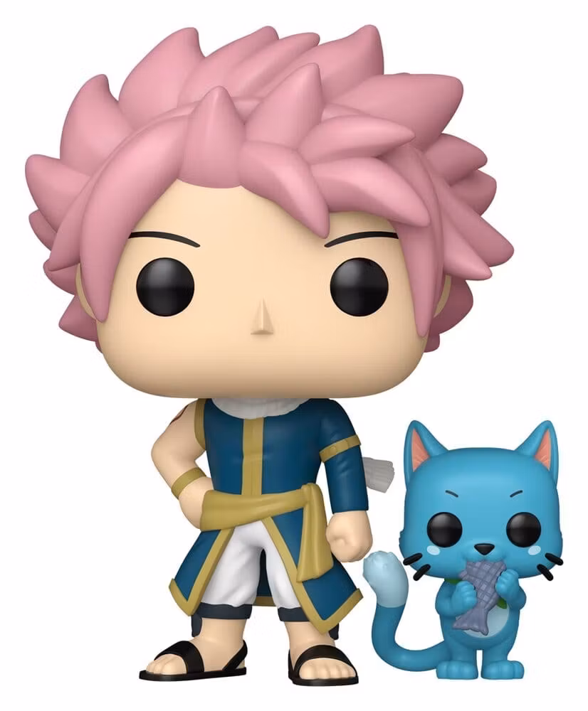 Fairy Tail-100 Years Quest POP! Animation Vinyl Figure Natsu & Happy 9 cm