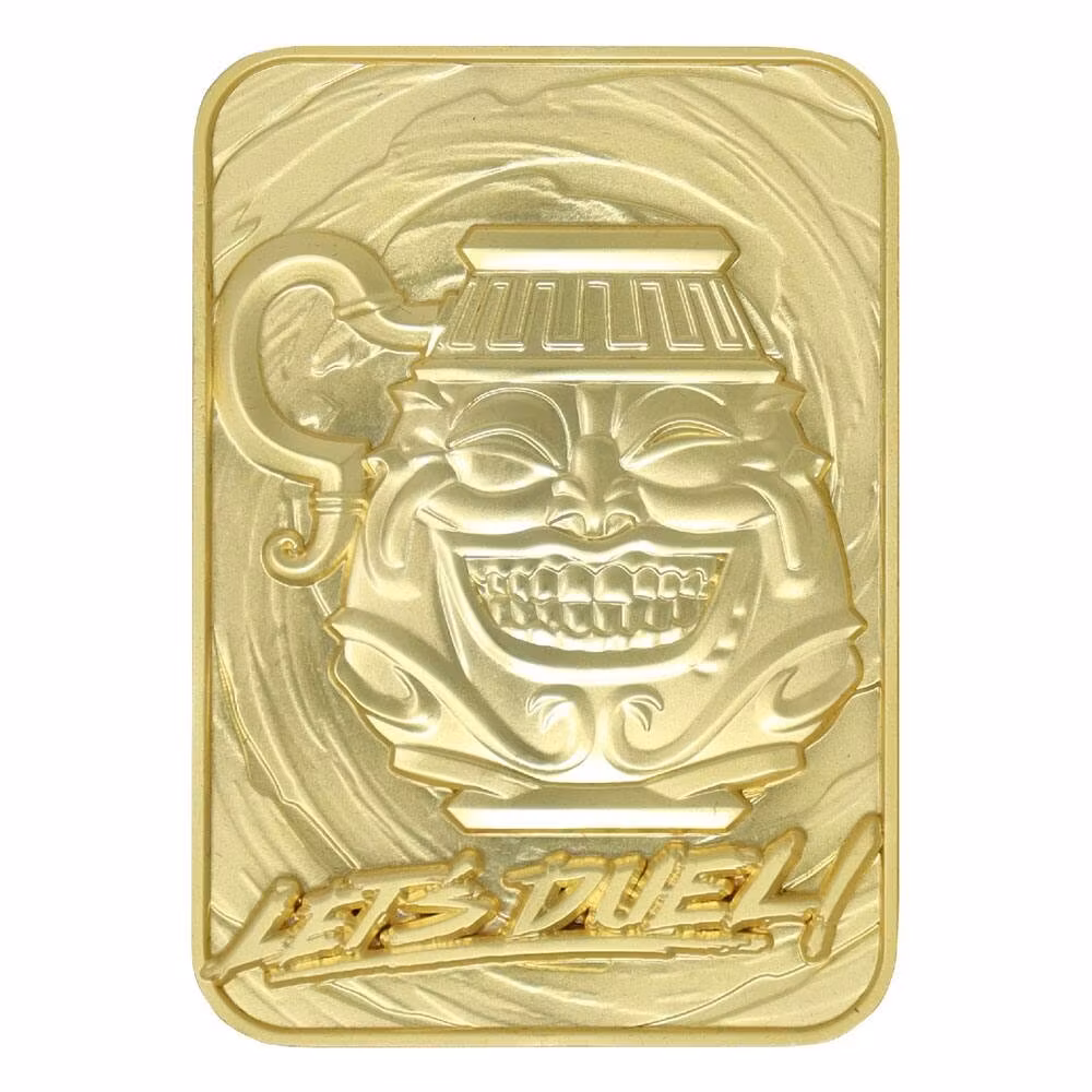 Yu-Gi-Oh! Replica Card Pot of Greed (gold plated)