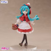 Hatsune Miku Desktop Fairy PVC Statue Hatsune Miku Little red riding hood Ver. 16 cm