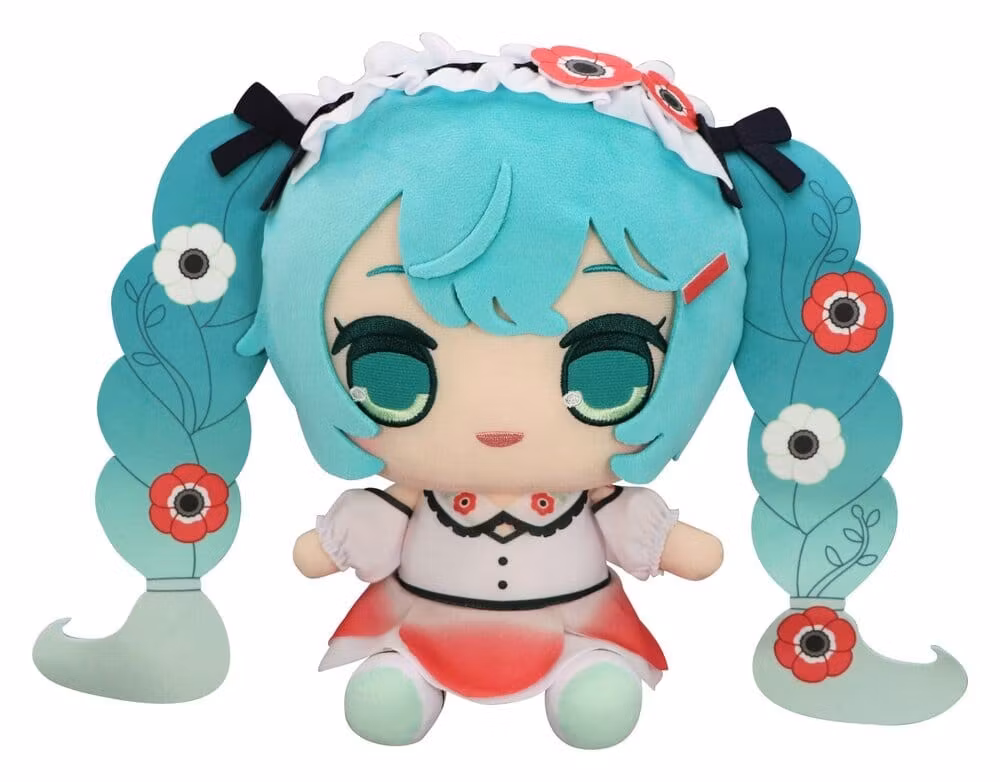 Hatsune Miku Kyurumaru Big Plush Figure Anemone 26 cm   
