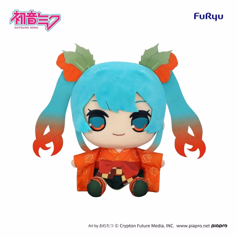 Hatsune Miku Kyurumaru Big Plush Figure Flower Fairy Winter Cherry Ver. 29 cm   