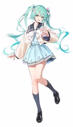 Hatsune Miku Sweet School Life PVC Figure Pure Version 18 cm