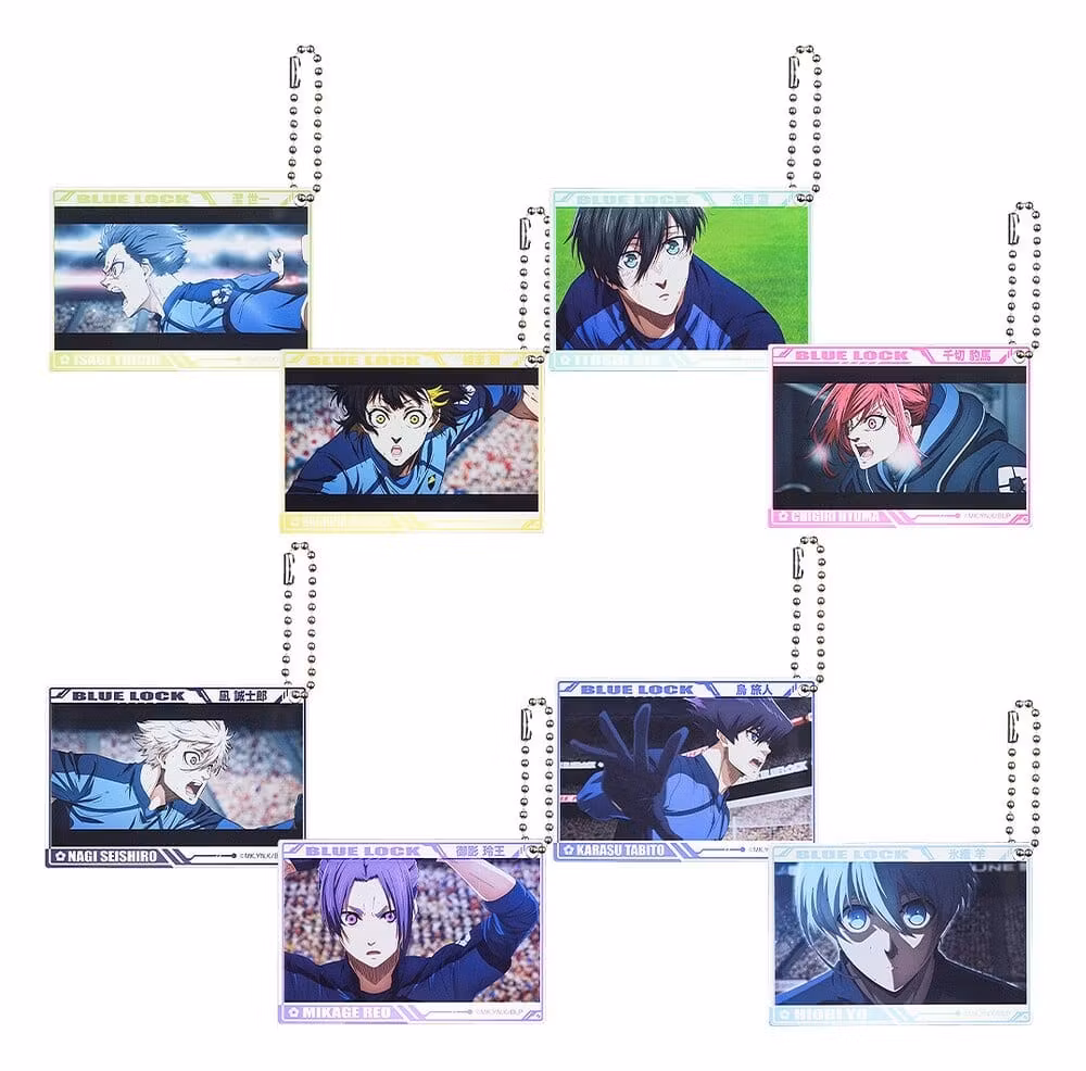 Blue Lock Acrylic Keychains Blind Box Assortment (8)