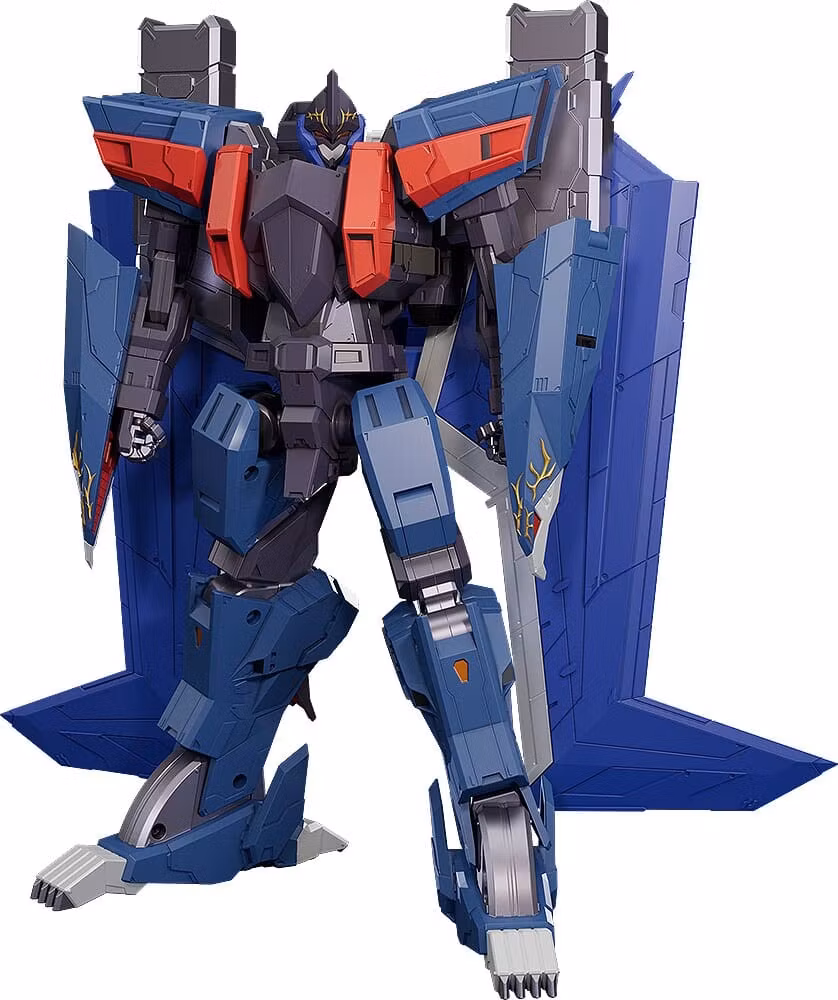 Dancouga - Super Beast Machine God Diecast / PVC Action Figure The Gattai Black Wing 20 cm