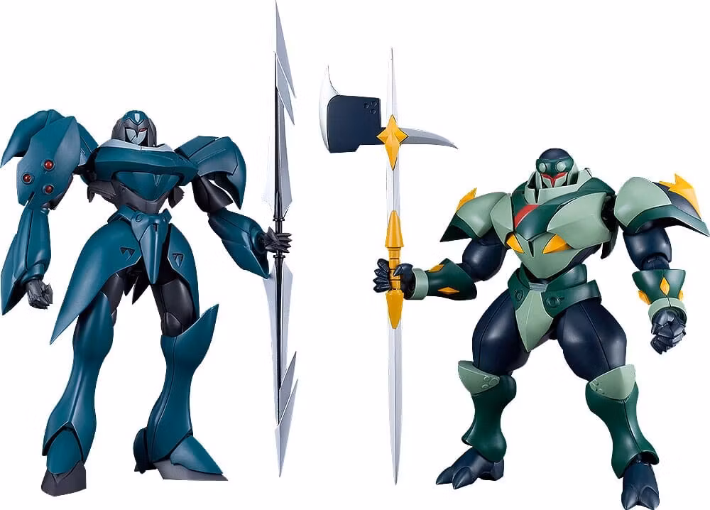 Starknight Tekkaman Blade Moderoid Plastic Model Kits 2-Pack Tekkaman Dagger & Tekkaman Axe