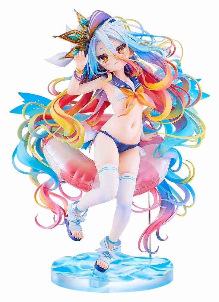 No Game No Life Statue 1/7 Shiro: Sailor-Style Swimsuit Ver. 24 cm