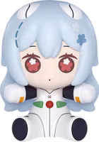 Neon Genesis Evangelion: Rebuild of Evangelion Huggy Good Smile Chibi Figure Rei Ayanami: Long Hair Ver. 7 cm