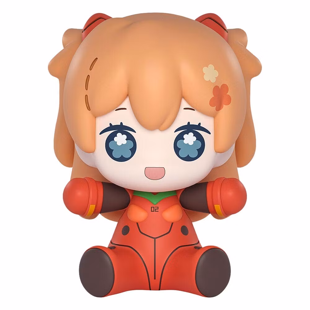 Neon Genesis Evangelion: Rebuild of Evangelion Huggy Good Smile Chibi Figure Asuka Shikinami Langley: Plugsuit Ver. 7 cm