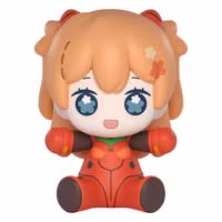 Neon Genesis Evangelion: Rebuild of Evangelion Huggy Good Smile Chibi Figure Asuka Shikinami Langley: Plugsuit Ver. 7 cm