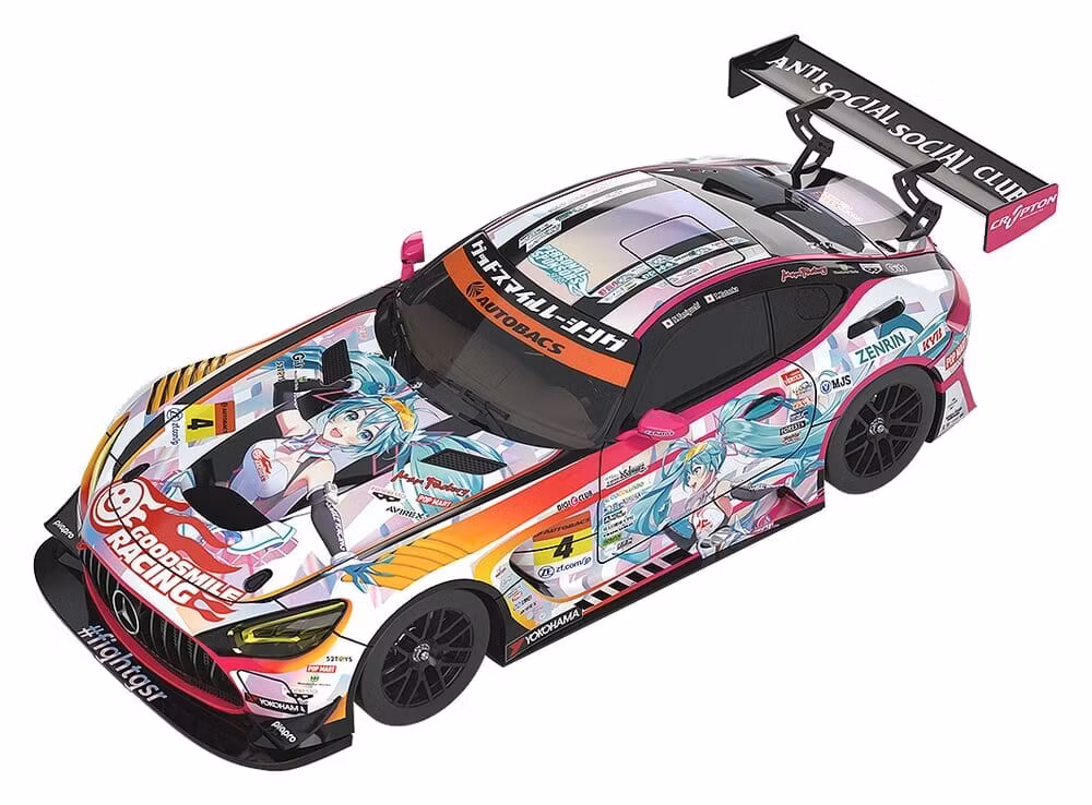 Hatsune Miku GT Project Vehicle 1/64 Hatsune Miku AMG 2021 SUPER GT Round 5 Ver. 7 cm