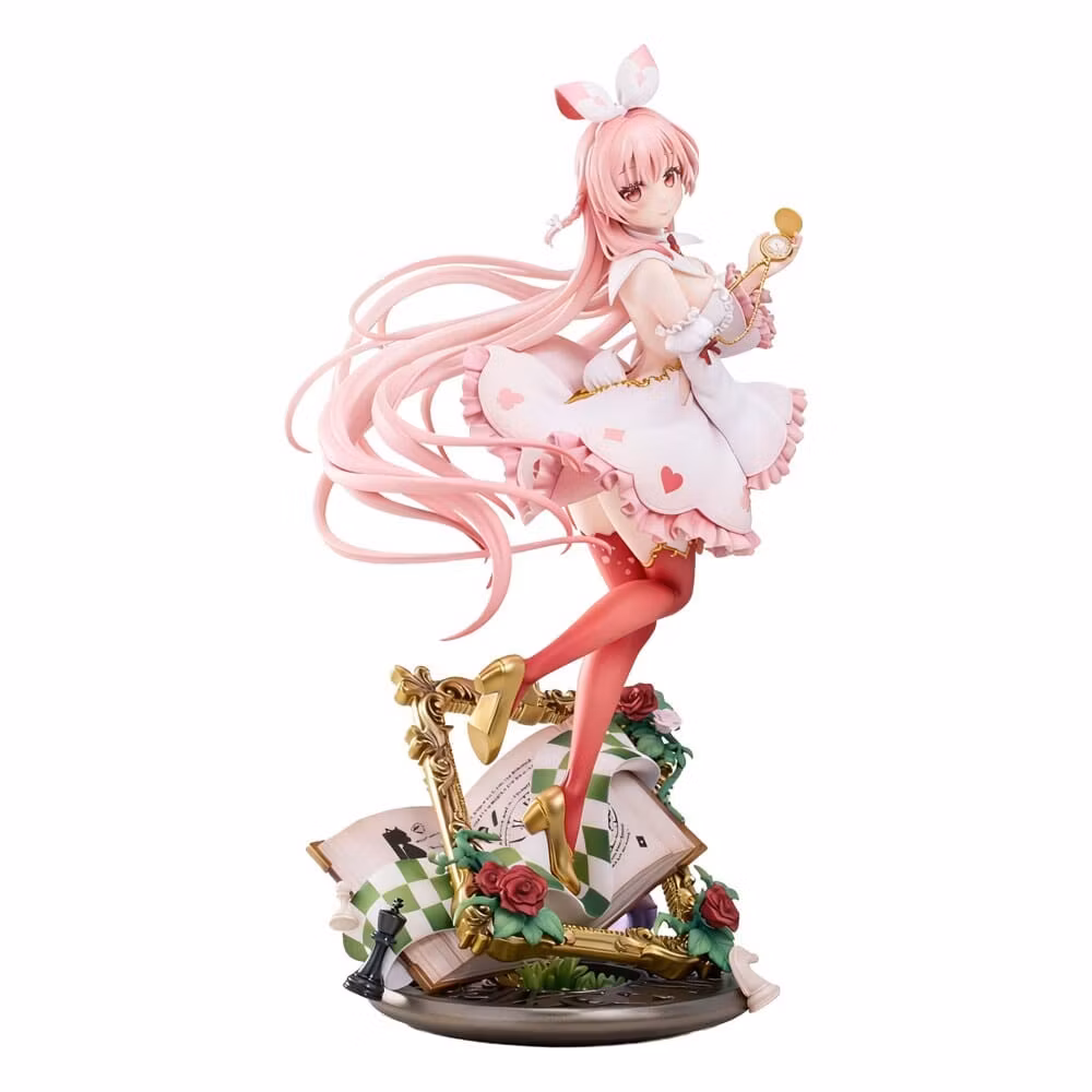 Original Character PVC Statue 1/7 White Rabbit Rosu Wonderland Ver. Illustrated by Rosuuri Deluxe Edition 29 cm