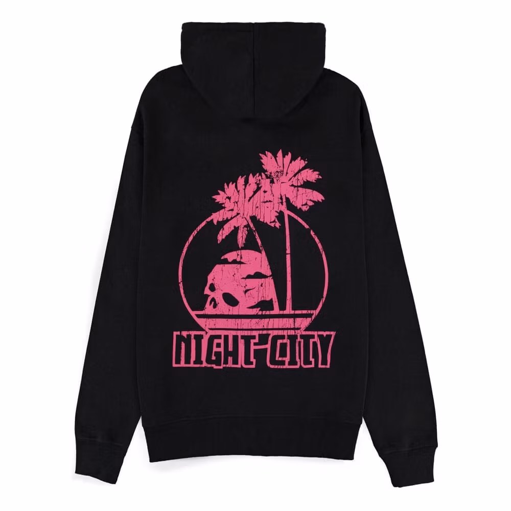 Cyberpunk 2077 Zipper Hoodie Night City Size S