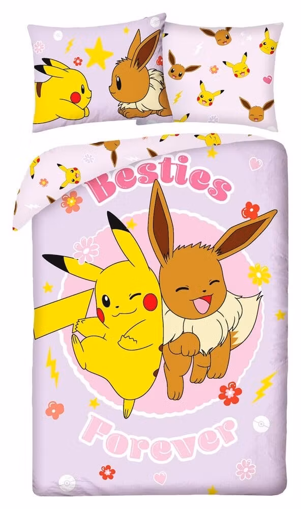 Pokémon Duvet Set Ver. 19 140 x 200 cm / 70 x 90 cm  
