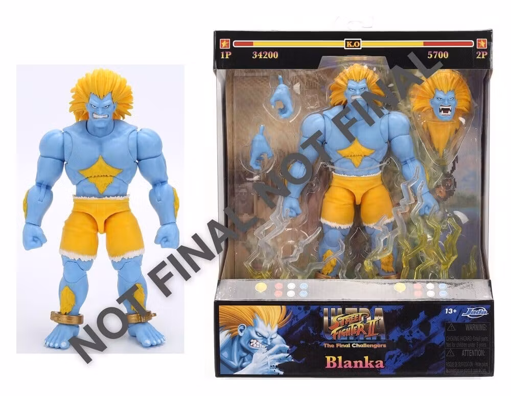 Street Fighter II Action Figure Blanka P2 19 cm
