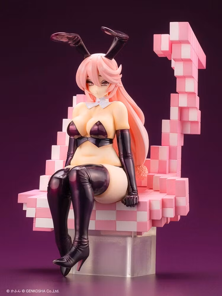 Original Character Trick Bunnies PVC Statue 1/7 Sitting Bunny Illustration by Kafun 24 cm     