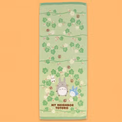 My Neighbor Totoro Natsu Towel Totoro Green Leaf 34 x 80 cm