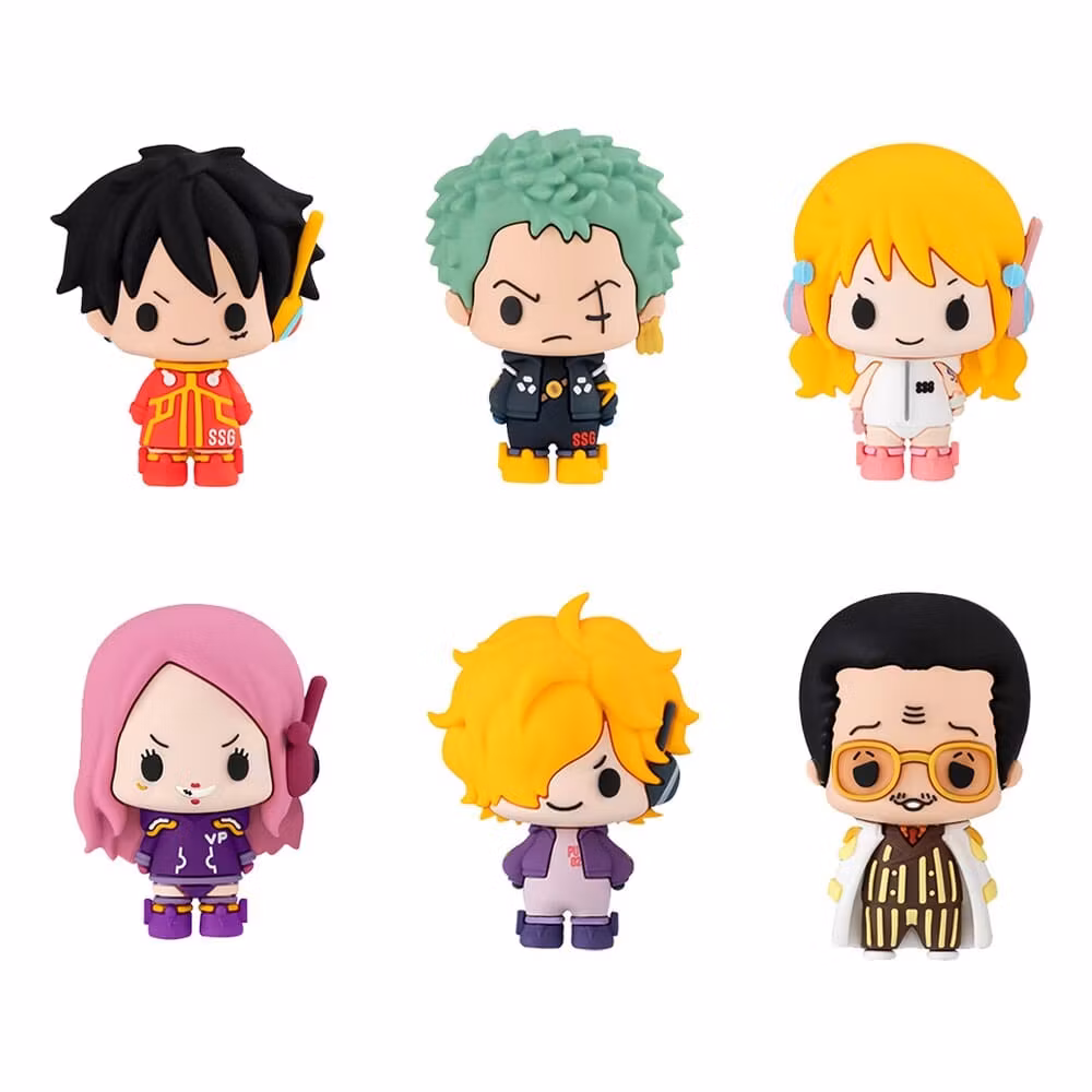 One Piece Chokorin Mascot Series Trading Figure 6-Pack Egghead Ver. 5 cm 