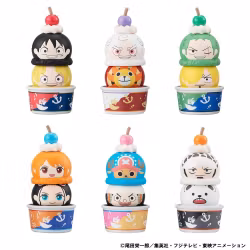 One Piece Tsumichen Stack up & Change Trading Figure 6-Pack 8 cm (with gift)