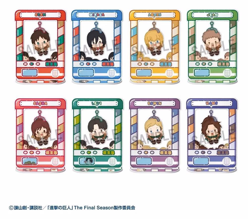 Attack on Titan Acrylic Figure Chara Catcher 9 cm Blind Box Display (8)