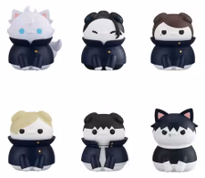 Jujutsu Kaisen Mega Cat Project Jujutsu Cats Hidden Inventory/Premature Death Ver. Mini Figures 3 cm Blind Box Display (8) (Repeat)